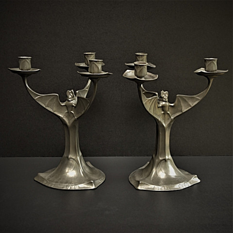 Art nouveau chandeliers by Hugo Leven