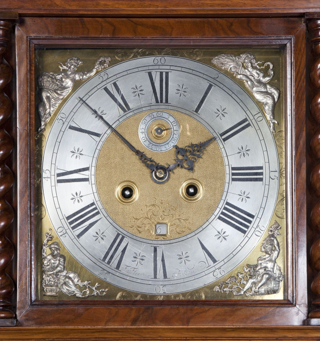 A rare Dutch Longcase clock - Signed Fleertman Haarlem by F. Fleertman