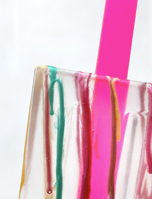 Spatter Clear Popsicle by Betsy Enzensberger