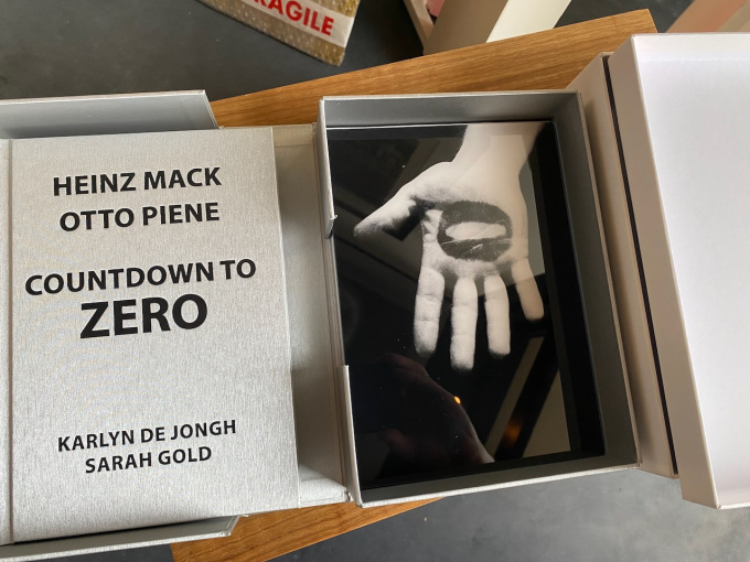 Special edition book, DVD plus small artwork by OTTO PIENE & HEINZ MACK: "From ZERO to ZERO" by Heinz Mack