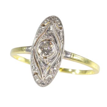 Vintage Art Deco diamond engagement ring by Unknown Artist