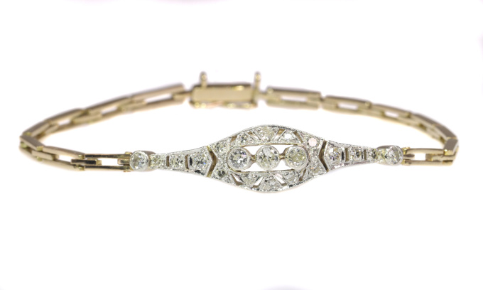 Diamond Art Deco bracelet by Unknown Artist
