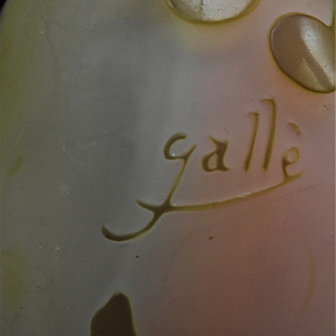 Solifleur vase by Emile Gallé