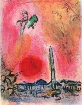Place de la Concorde by Marc Chagall