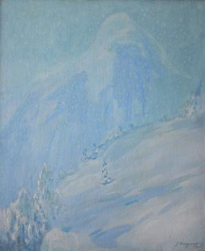 Sneeuwbui, Olden by Willem Dooijewaard