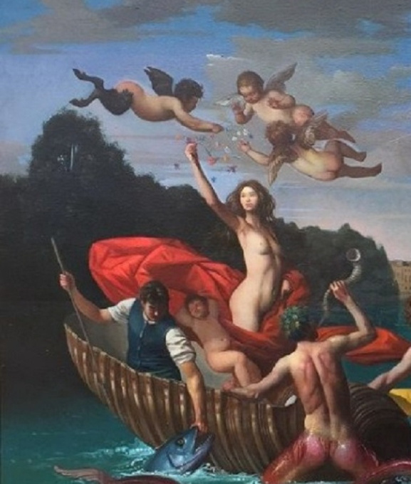 Il Trionfo de Galatea - Oil on Canvas - In Stock by Giovanni Tommasi Ferroni