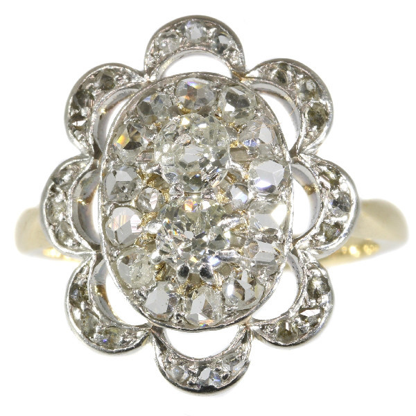 Late Victorian diamond engagement ring by Artista Sconosciuto