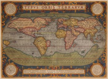 World Map by Abraham Ortelius
