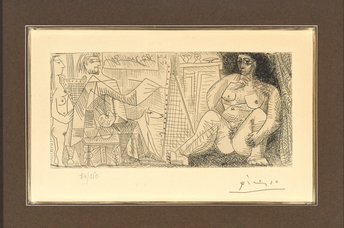 Sought after etching by Pablo Picasso 1963 by Pablo Picasso