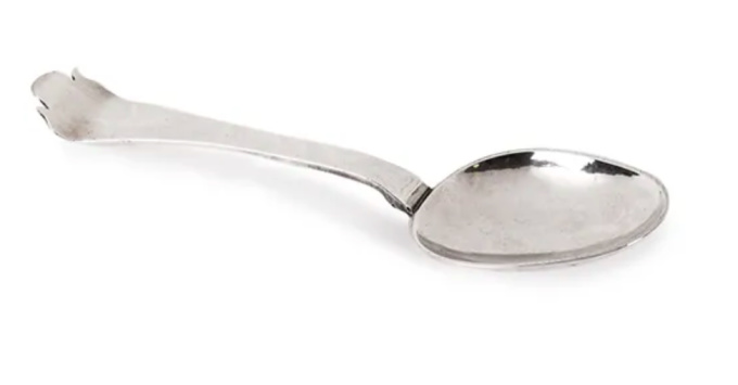  A silver spoon commemorating Juff’ Margareta van Hoorn by Unknown Artist