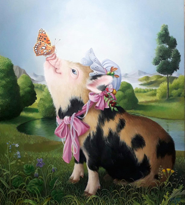 Miss Piggy by Suzan Visser