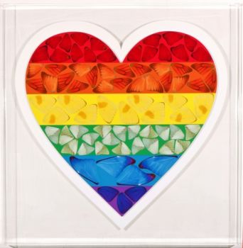 Butterfly Heart (Limited edition) by Damien Hirst