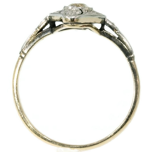 Art Deco diamond engagement ring by Unknown Artist