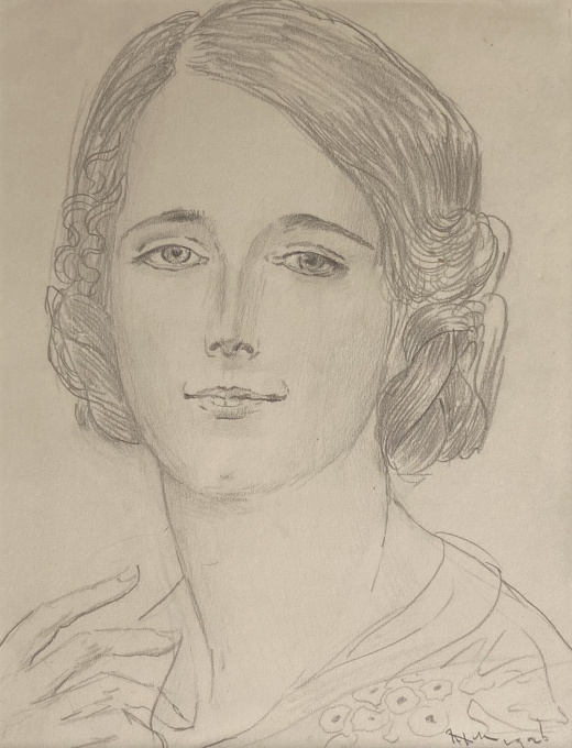Jacoba van der Vegt (1897-1970) by Willem van Konijnenburg