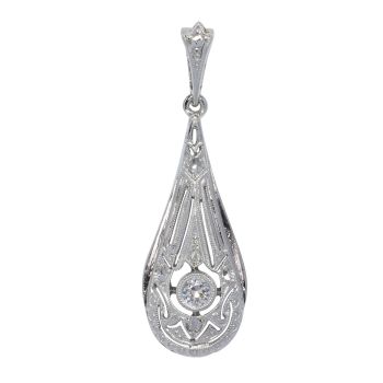 Vintage 1920's Edwardian/Art Deco diamond pendant by Artista Sconosciuto