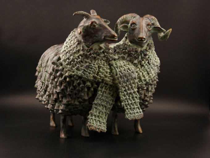 Wollig Echtpaar (Fluffy Couple) by Annemarie van der Kolk