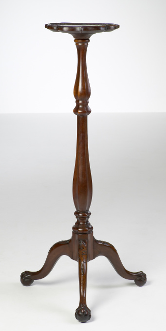American Mahogany Torchère by Artiste Inconnu